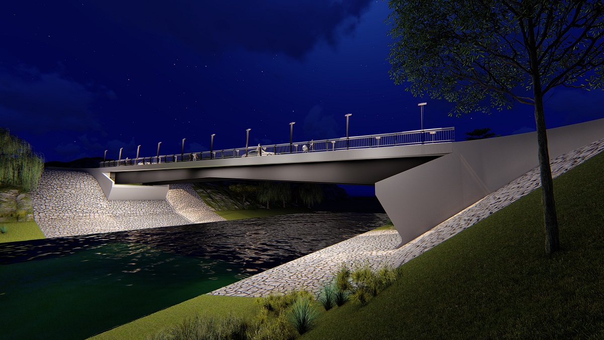  Izgled budućeg mosta u Srpskim toplicama