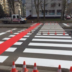 Uočljivija signalizacija u Krfskoj ulici