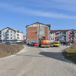 Улица деспота Стефана: Почела градња приступног пута