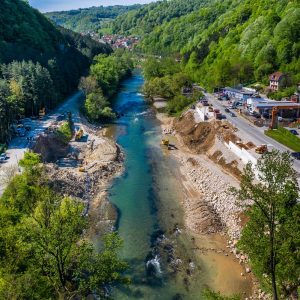 Srpske toplice: Urađeni temelji novog mosta na desnoj obali Vrbasa