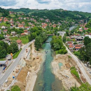 Toplice: Počela gradnja obalnih stubova novog mosta