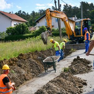 Česma: Počela gradnja vodovodne mreže za više dijelove naselja