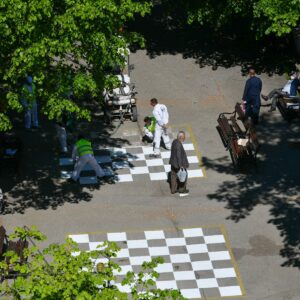 Oбновљена шаховска табла у центру града