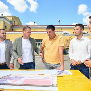 Banja Luka dobija više igrališta: Počeli radovi na uređenju dvorišta Sokolskog doma