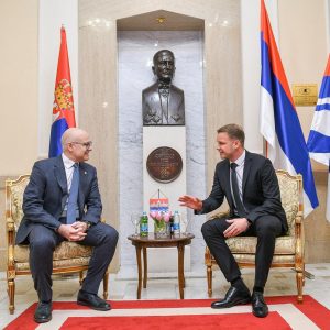 Gradonačelnik ugostio izaslanika predsjednika Srbije – ministra odbrane Miloša Vučevića
