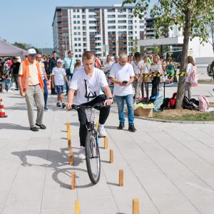 Европска седмица мобилности: Најмлађи се такмичили у вожњи бицикла