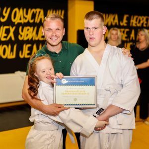 Gradonačelnik prisustvovao polaganju prvog pojasa u karateu osoba sa poteškoćama u razvoju, uvijek mogu računati na podršku svog grada